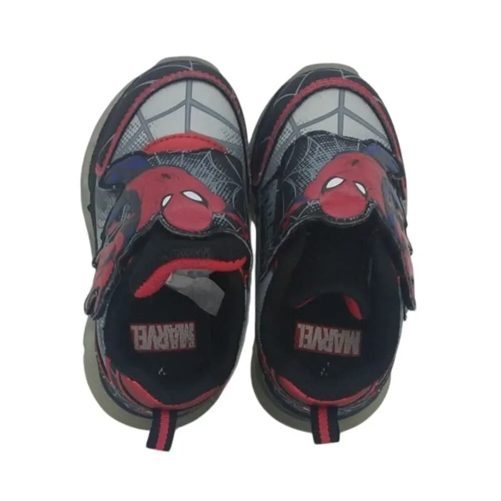 MARVEL SPIDERMAN Toddler Boys Light Up Graphic Sneakers - Size: 7T